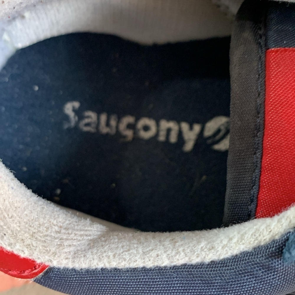 Saucony sz 7(M) 9 (W)Jazz Low Pro blue and red sneakers - Picture 13 of 13